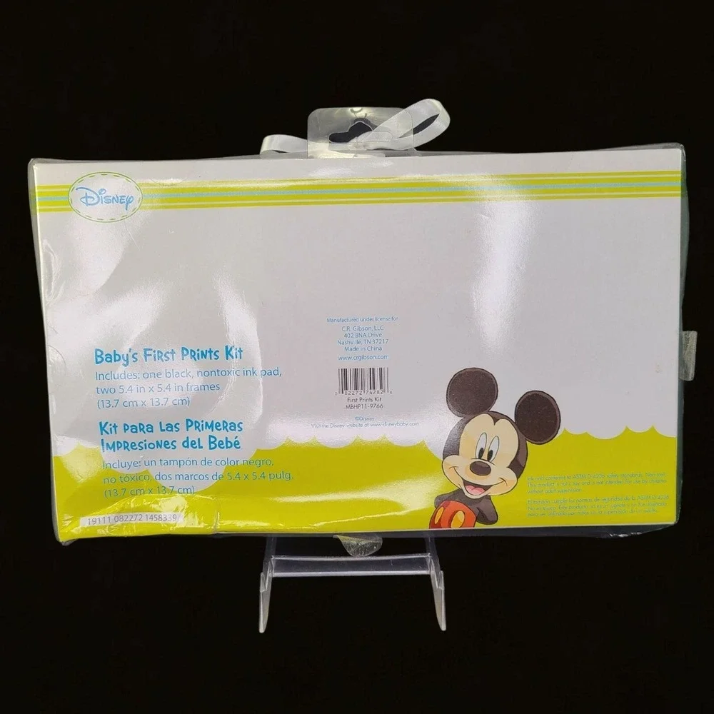 Disney Babys First Hand Foot Prints Frames Shower Gift Print C R Gibson New